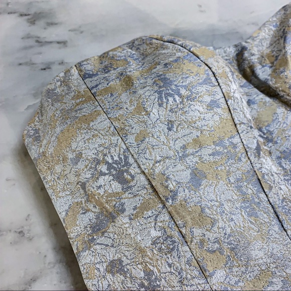 Silver Mermaid Pageant Evening Gown Wedding Dress - Picture 2 of 8